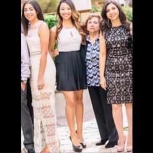 Black and white Express dress only worn one time